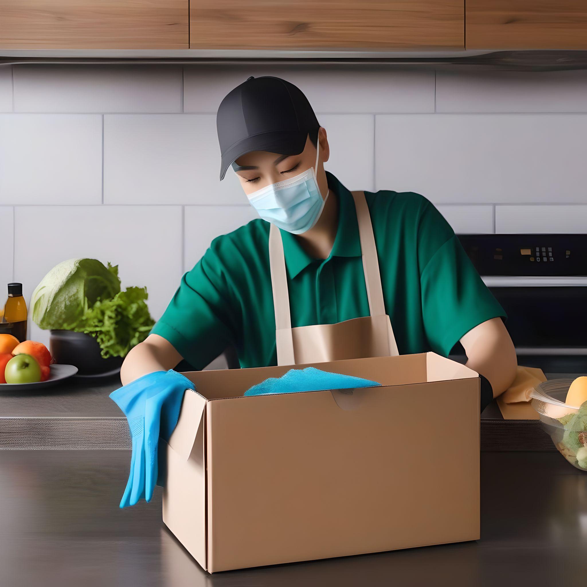 Cleaning Food Delivery Boxes