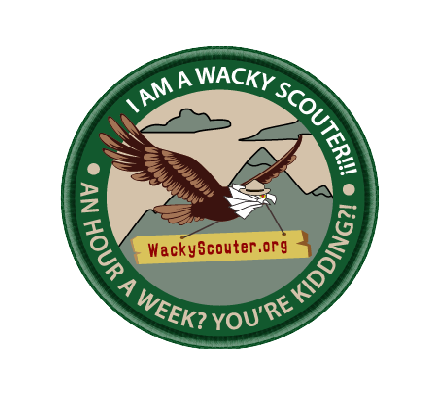 wacky scouter an hour a week patch